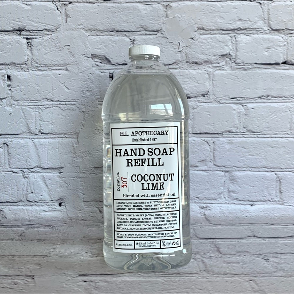 🌴H&B Co. H.L. Apothecary 🥥 Lime🖐 Soap Refill